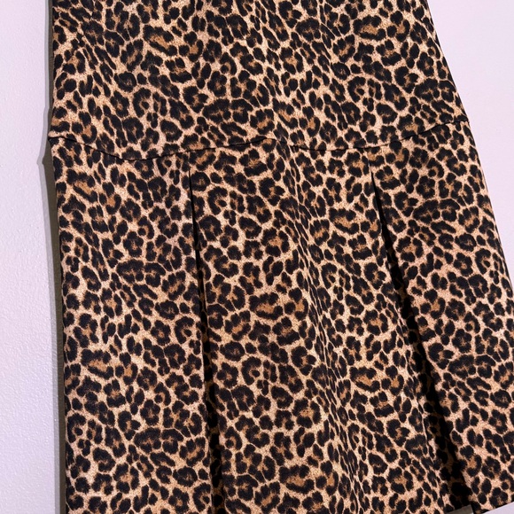 NWT Michael Kors dress with leopard print sleeveless size 8 - Picture 3 of 10
